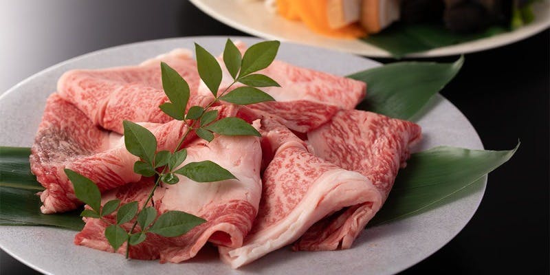 黒毛和牛すき焼きorしゃぶしゃぶお試しコース＋乾杯ドリンク【ランチ限定】