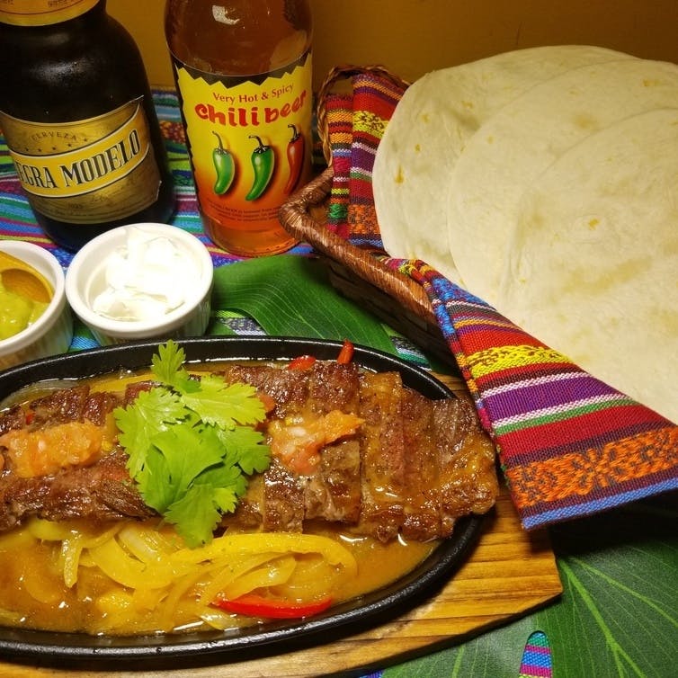 本格的なメキシコ料理の数々