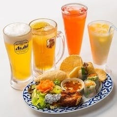 お得な飲み放題付きコースで宴会を満喫