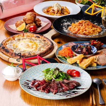 釜焼きピザと生パスタで味わう和イタリアン