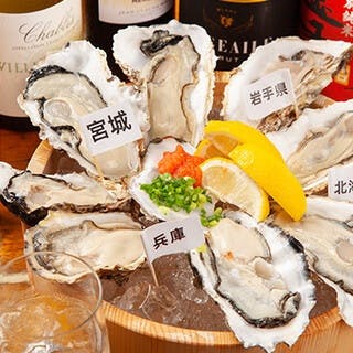 全国各地から仕入れた新鮮な牡蠣を堪能