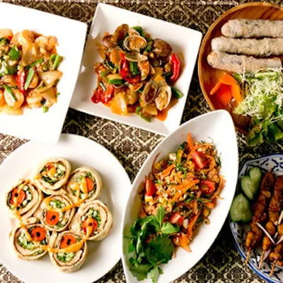 多彩なアジア料理とおつまみで満足度!