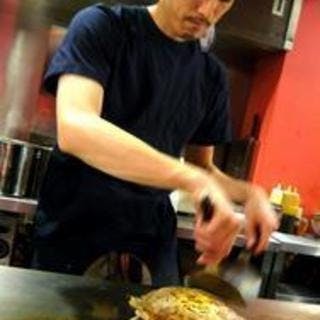 目の前 で楽しむ鉄板調理