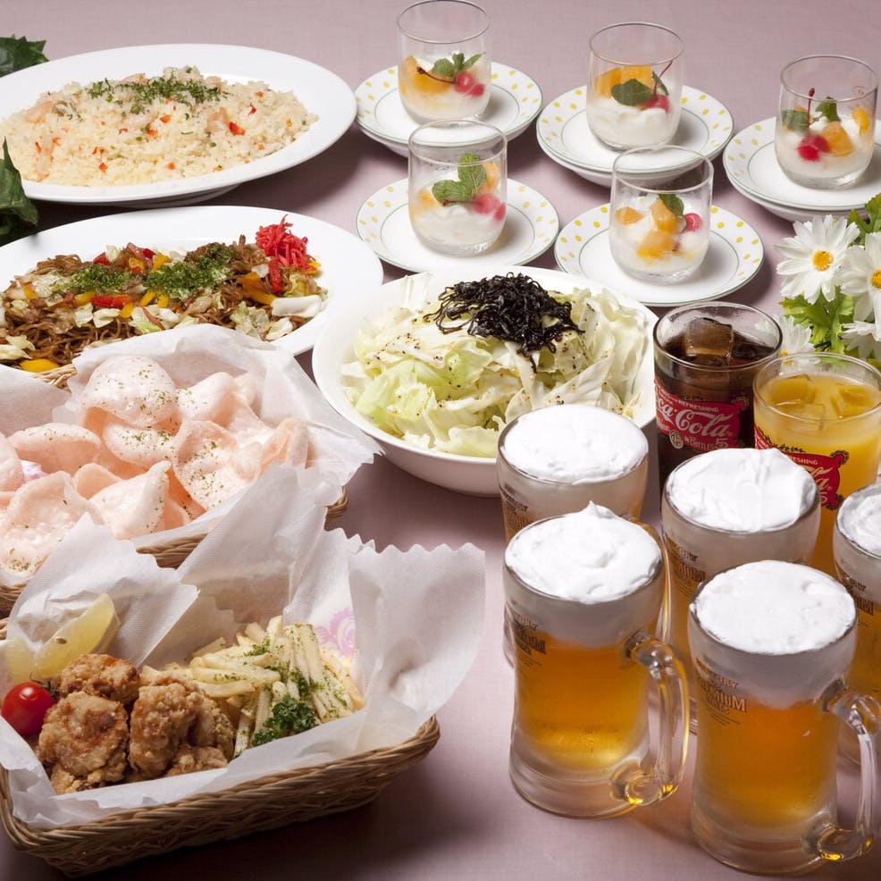 充実したドリンクメニュー