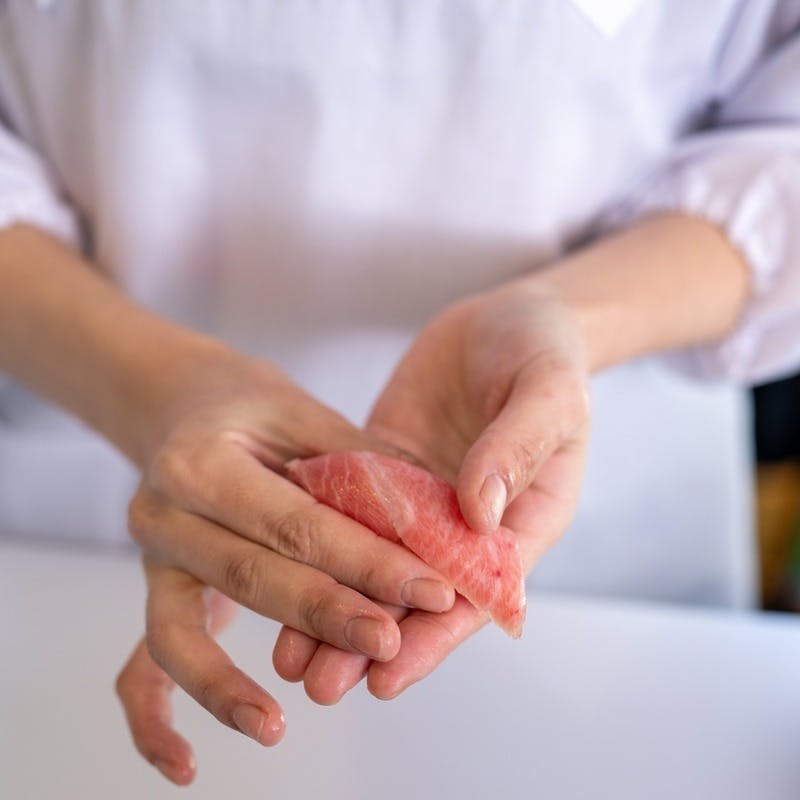 職人の技が光る握り