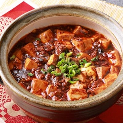 四川山椒が効いた本格麻婆豆腐