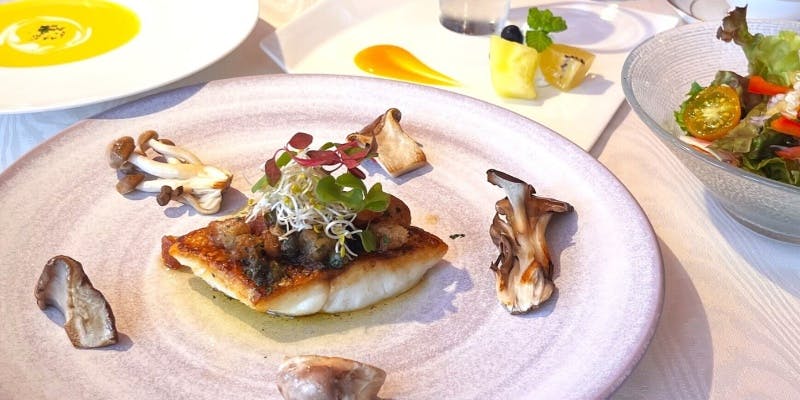 【定番】旬魚のポワレ・夢前野菜・季節のデザートを楽しむコース