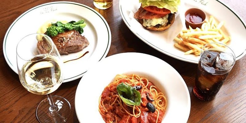 前菜・パスタ・メイン・デザートが付くランチコース