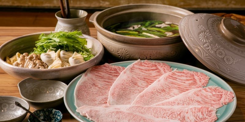  【こだわり】三田牛すき焼きと季節の彩りを楽しむ和の膳（個室確約）