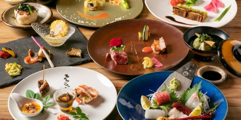 【料理長おまかせ】旬の味覚を気軽に楽しむ、優美な和のはじまりコース（個室確約）