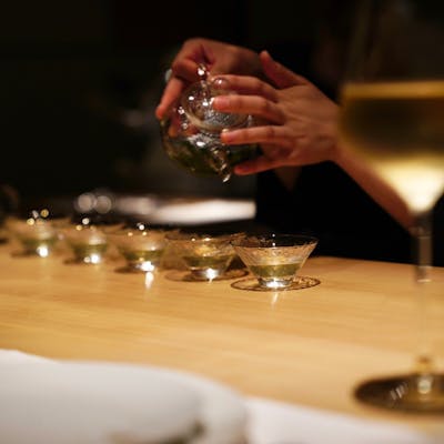 すべての料理に少なくとも一つは北海道産の食材を