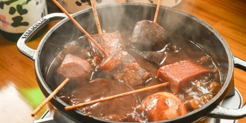 八丁味噌の鍋出しおでん、魚粕漬焼きなど 全7品