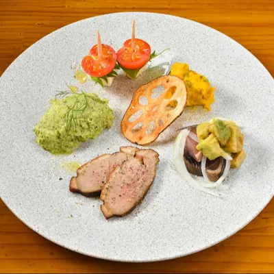 発酵調味料を活かした健康志向のコース料理