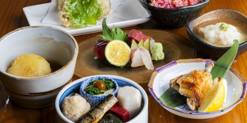 【おまかせコース】新鮮なお造りをはじめ、蒸し物、揚げ物、〆まで季節の食材を活かした創作料理