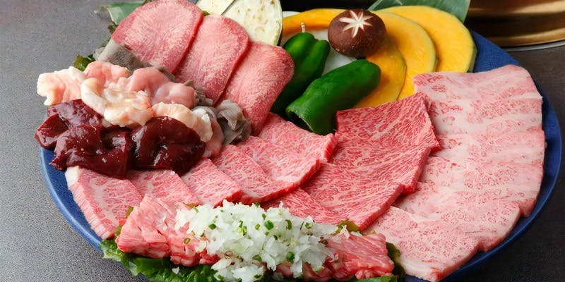 厳選した最高級ランクのお肉を楽しめる「肉匠厳選 匠のVIPプラン」全21品