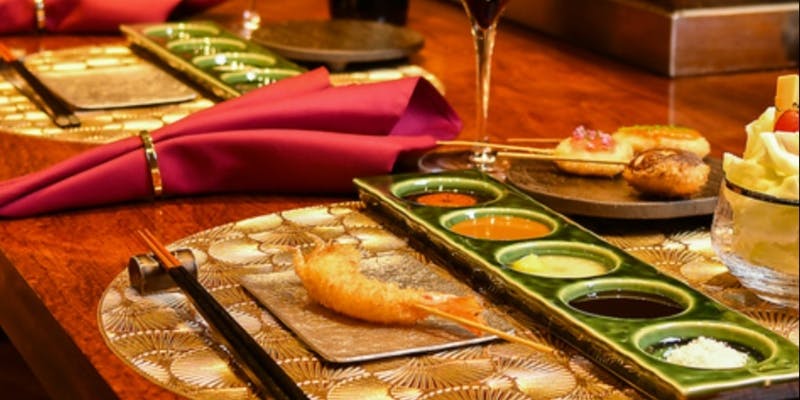 【おまかせコース】四季の串揚げ全16品＋お箸休め＋本日のデザート