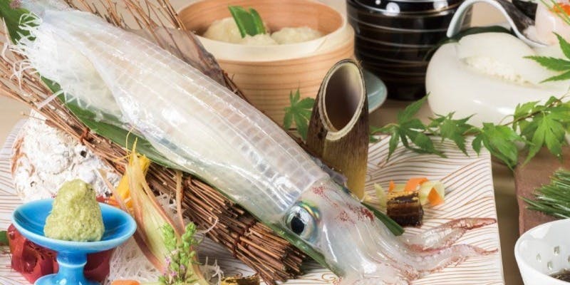 いか活造り付き【大吉コース】大吉プレミアム人気の定番コース全8品