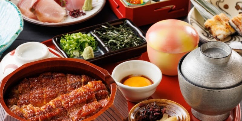 【うなぎ御前～極み～】ひつまぶし（上）や鰻創作料理を満喫できる全7品