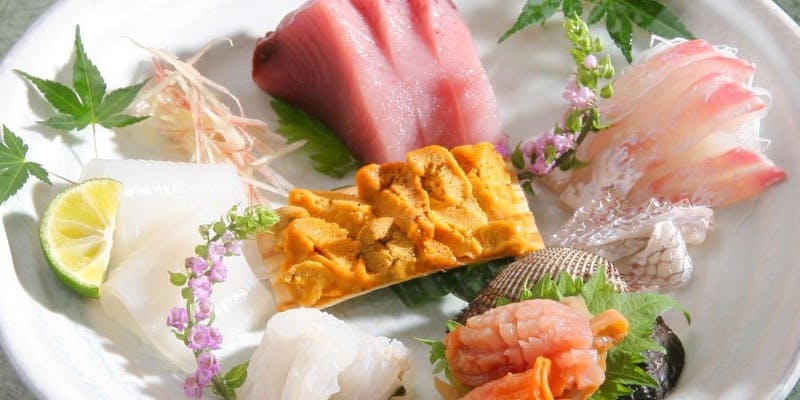 煌（きらめき）　お造り三種・煮もの・揚もの・ちりめん山椒ごはんなど全7品