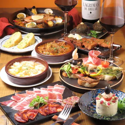 素材の旨味を活かした、本格スペイン料理の数々