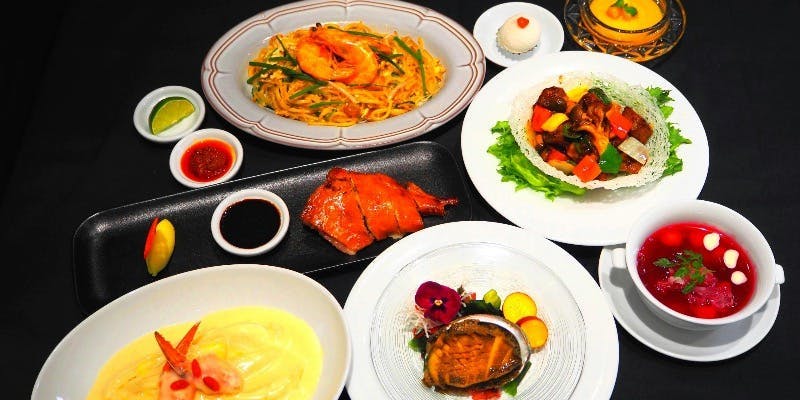 【東寶シーズンコース】看板の60時間熟成ダック、前菜～デザートまで全7品