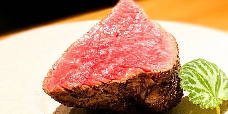 【A5炭火焼きステーキと厳選ネタの鮨コース】