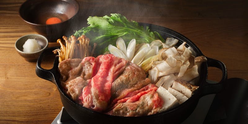 【牛鍋コース】濃厚な牛鍋と季節の食材を愉しむプラン