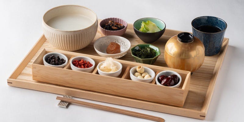 漢方薬膳粥朝食セット（食事のみ・大浴場など施設利用なし 111901）