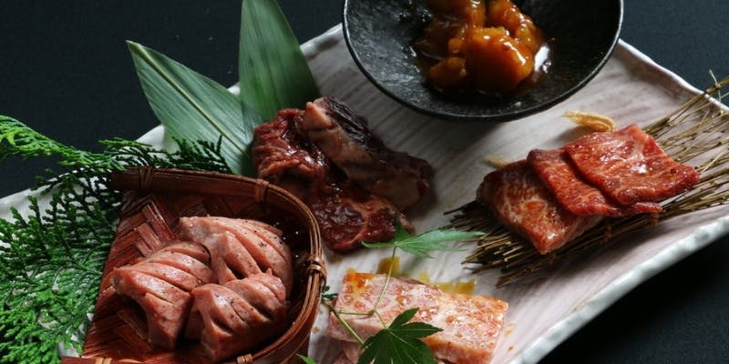 【輝き（かがやき）コース】塩タンや天壇ロース（リブロイン）、肩ロースなど全10品