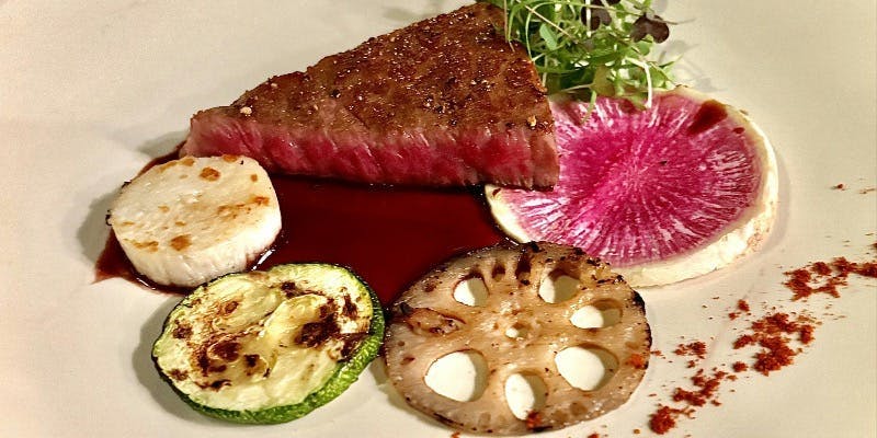 【ランチ限定】COURSE S　アミューズ・前菜2種・パスタ・魚料理・黒毛和牛・デザートまでを贅沢に堪能