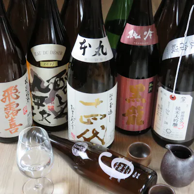 全国の銘酒と共に、料理の味わいを引き立てる