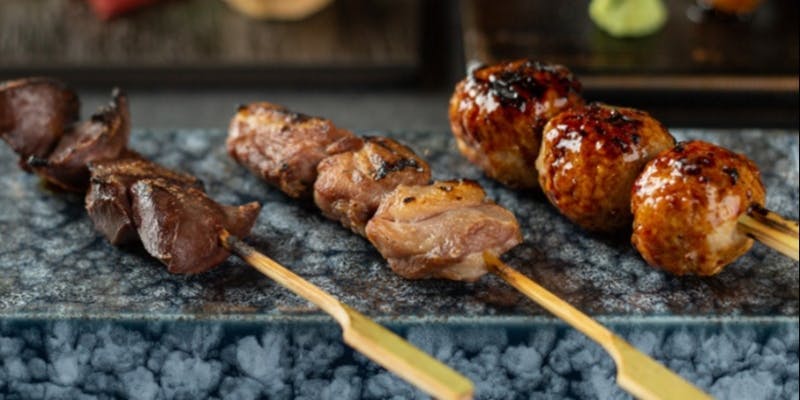 【京鴨の焼鳥コース】自慢の鴨肉をお手軽に全4品