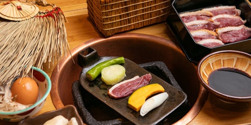 【炭火くわ焼き一人鉄板コース】6000円～（※予約時に希望のお肉をコメント欄にご記入下さい※）