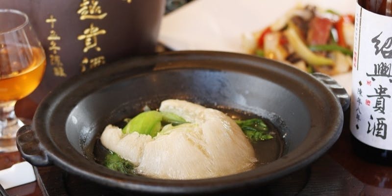 桃李（姿フカヒレ料理や活け鮑のお料理を含む全8品）