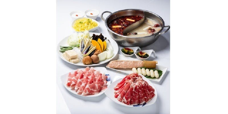 【血行促進コース】玉ねぎ・にんにく・きのこで血流を促進。冷えや肩こりにおすすめの薬膳火鍋