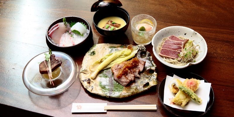 【蕎麦会席 】　前日までのご予約となります（2名～個室選択可）