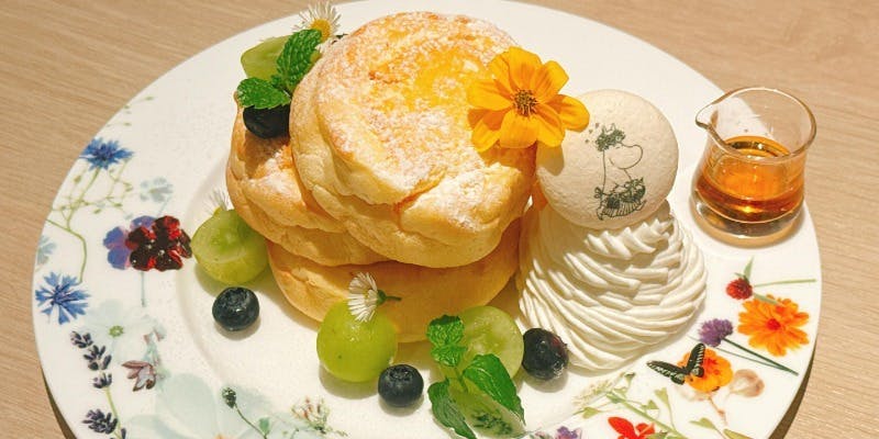 ご機嫌な日のムーミンママのパンケーキ＆10種から選べるティーセット