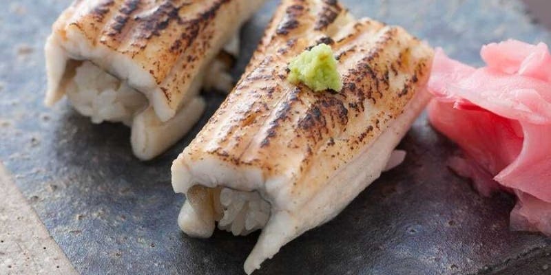 【席のみ予約】おーうえすと名物「煮穴子」など江戸前鮨をお楽しみ下さい