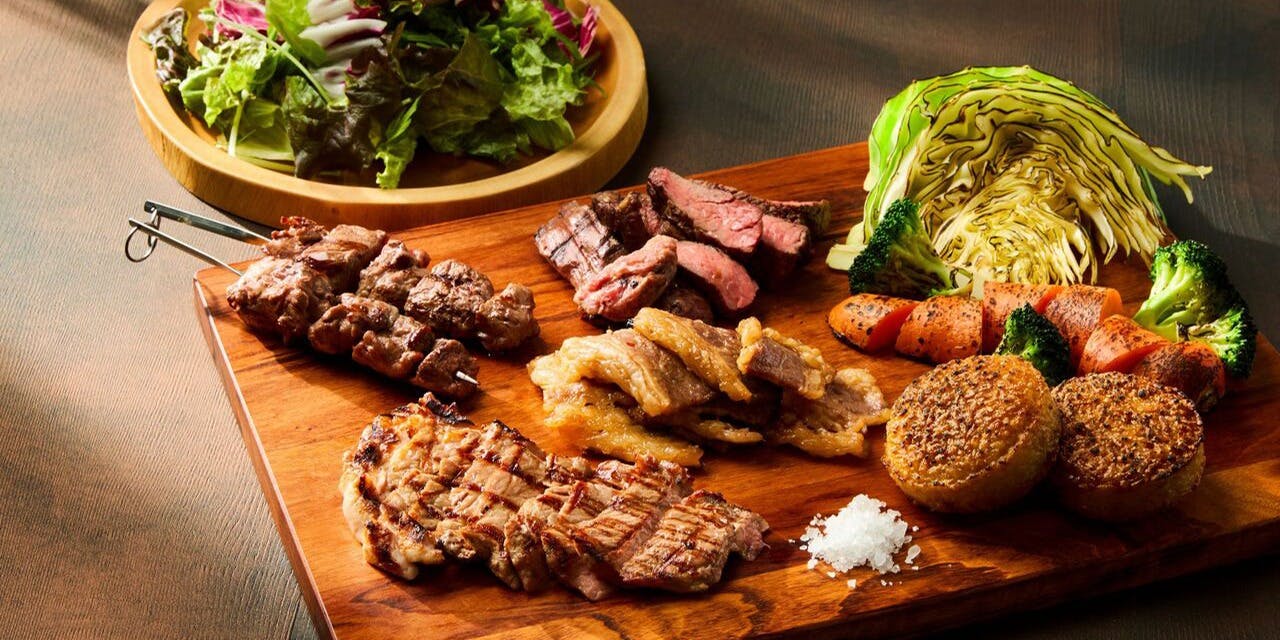 TOWERLAND ROOFTOP BAR&BBQ／京都タワーホテル ～ビーフBBQ～サラダ