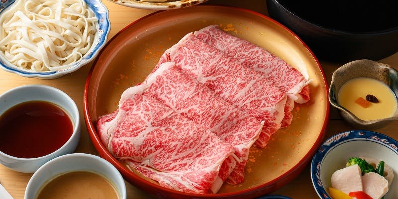 しゃぶしゃぶ【国産牛・野菜盛り合せ　一人前コース】