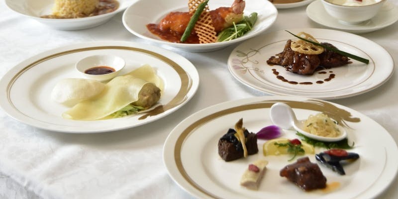 【お祝い、ご会食におすすめランチ】大海老やふかひれ、特製デザートなど 全7品＋食前酒ワイン