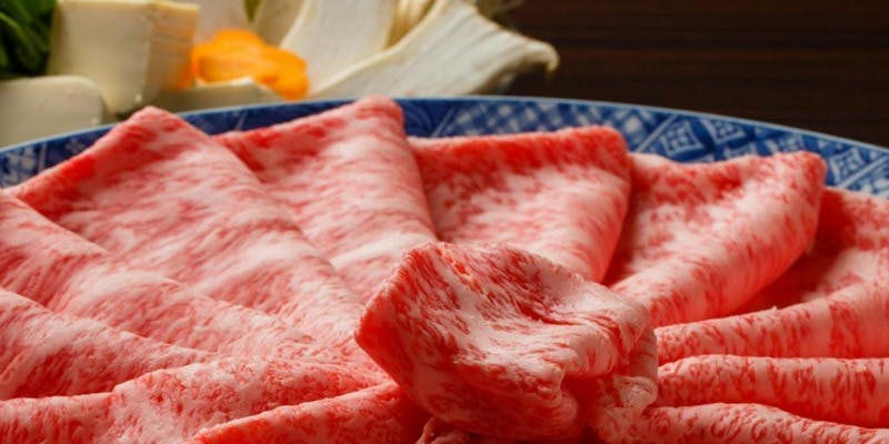 宮崎牛ロースすき焼き or しゃぶしゃぶコース　全6品