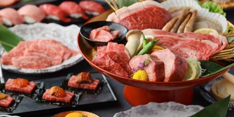 【食べ飲み放題120分】国産牛や肉寿司も110種プレミアムコース