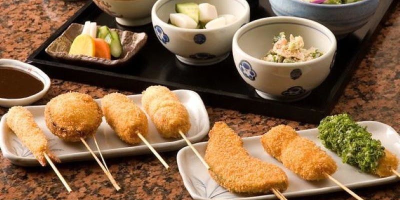 季節の串揚げ7本コース