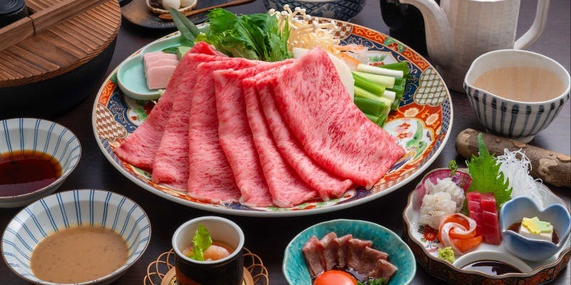 京風しゃぶしゃぶ　梅コース