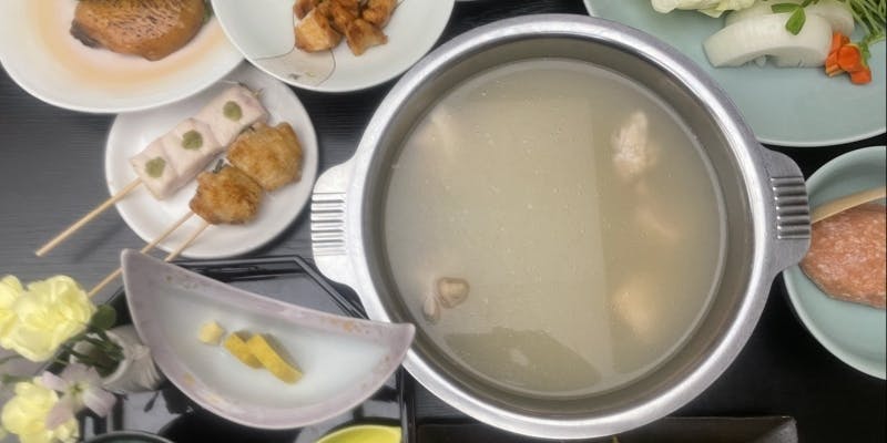 10/1～　水炊き会席「雅」　8,800円