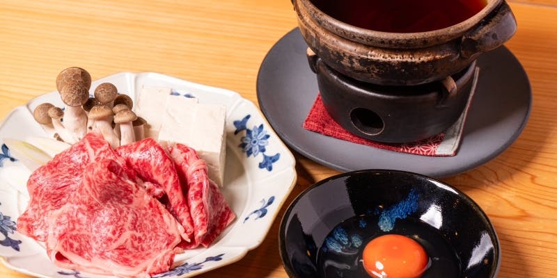 牛すき焼き小鍋膳