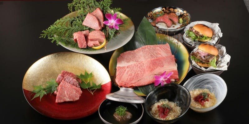 【フリーフロープラン】A5黒毛和牛フィレや希少部位を含めた全13品＋2時間飲み放題