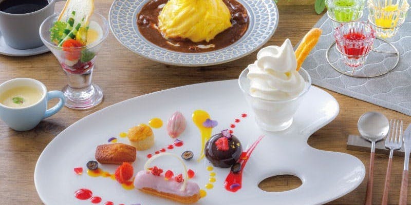 【選べるメイン×彩りスイーツ！1日30食限定】スイーツ＆ランチ “Palette”