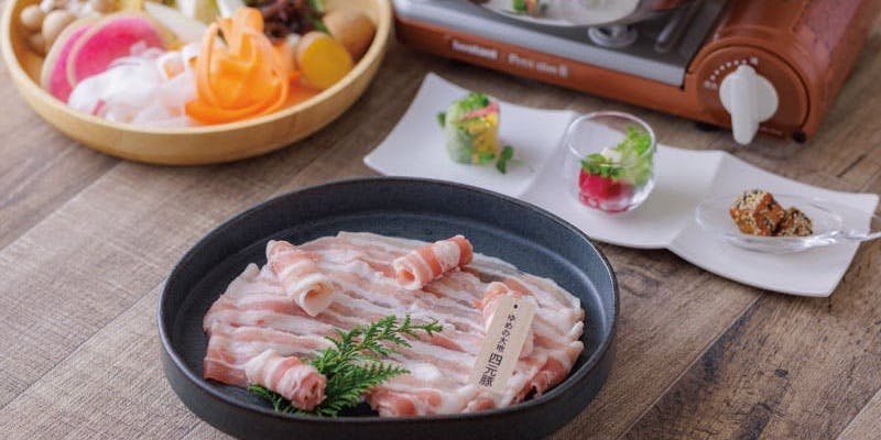 しゃぶしゃぶ北海道「ゆめの大地 四元豚コース」